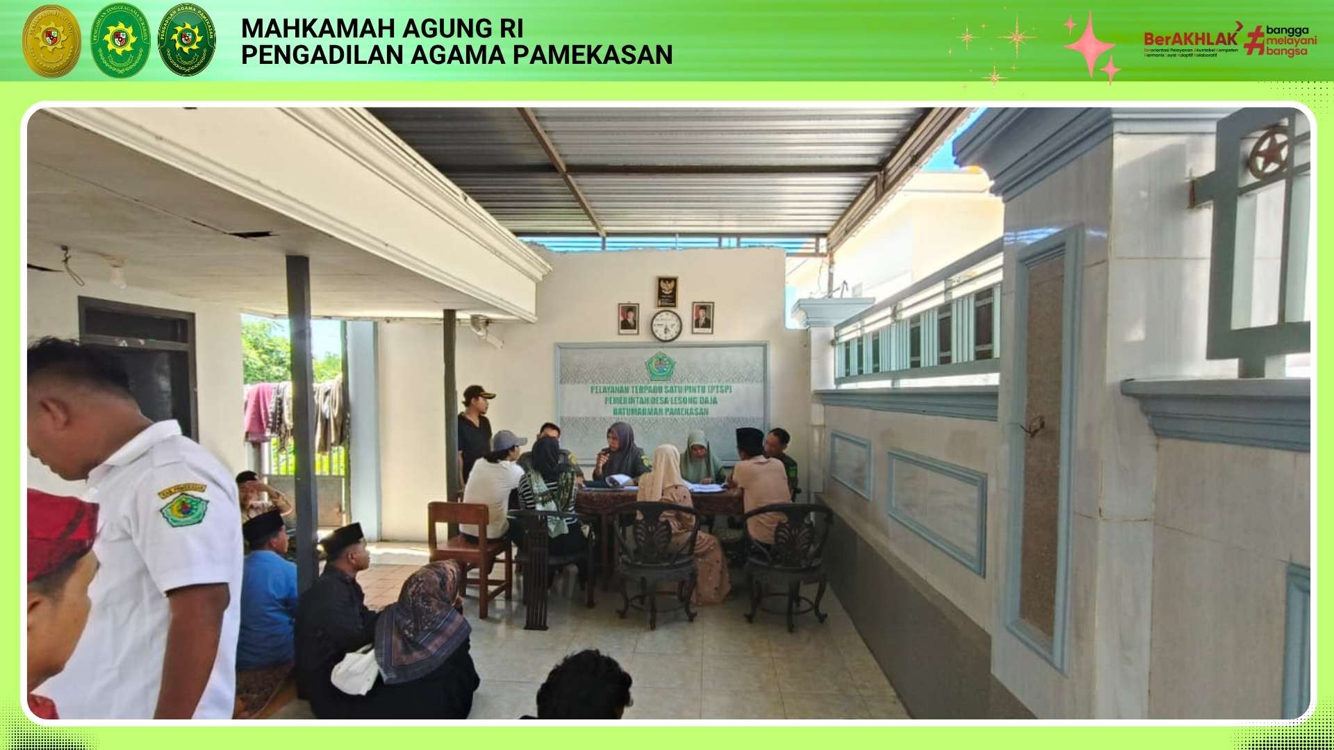 Akurasi Data Terjamin. PA Pamekasan Verifikasi Berkas Sidang di Desa Lesong Daya